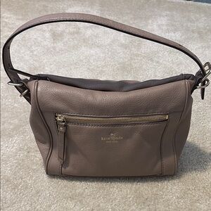 Kate Spade Taupe Leather Shoulder Bag